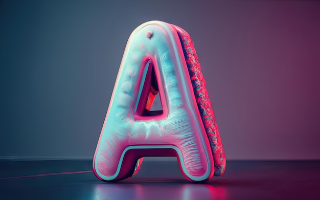 Lettera A in 3D