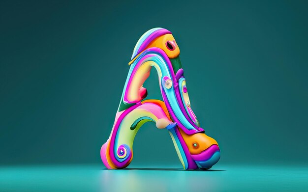 Lettera A in 3D