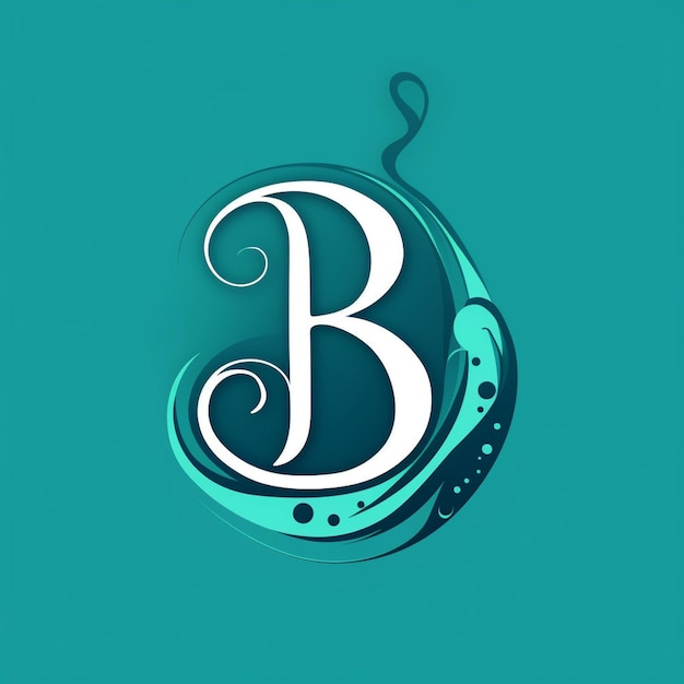 Lettera B Monogramma Logo Design Illustrazione Grafica Creativa