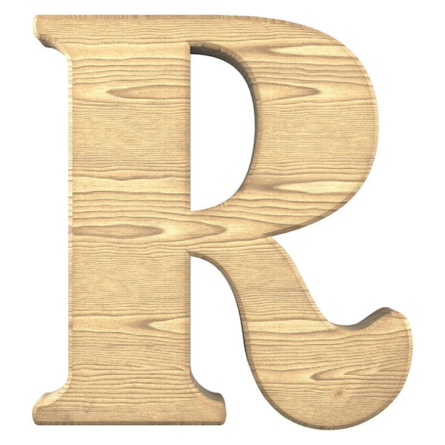 Lettera r png consistenza in legno alfabeto sfondo trasparente