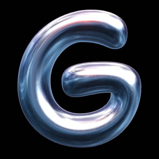 Lettere e numeri cromati 3D