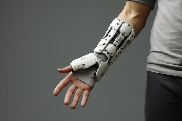 Liberare il potenziale futuristico della protesi del braccio bionico consente la riabilitazione dei disabili