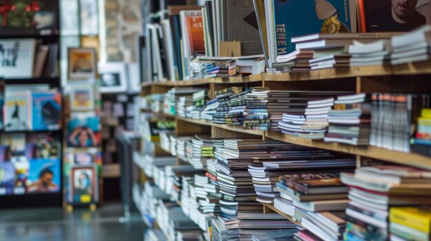 Libreria affollata di libri