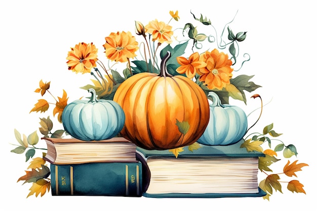 Libri Fiori Decorazioni di zucca