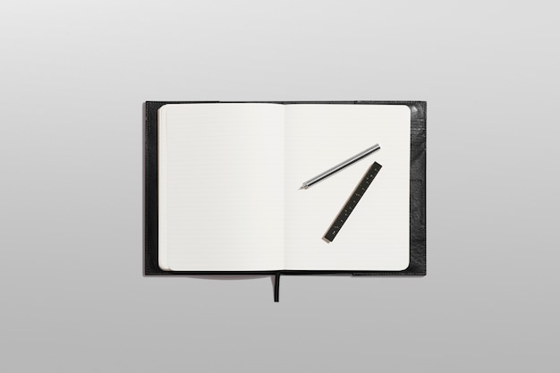 Libro Bianco Libro Diario Bianco Mockup