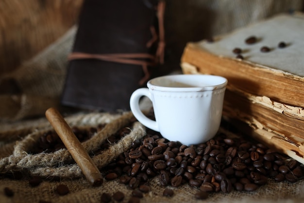 Libro della corda dei chicchi di caffè