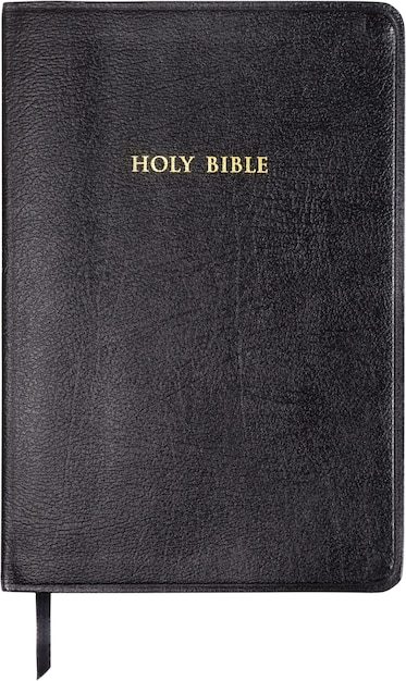 Libro della Sacra Bibbia su sfondo bianco