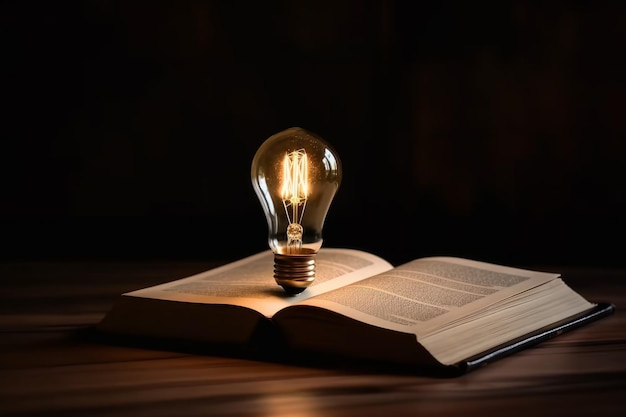 Libro lampadina carta Genera Ai