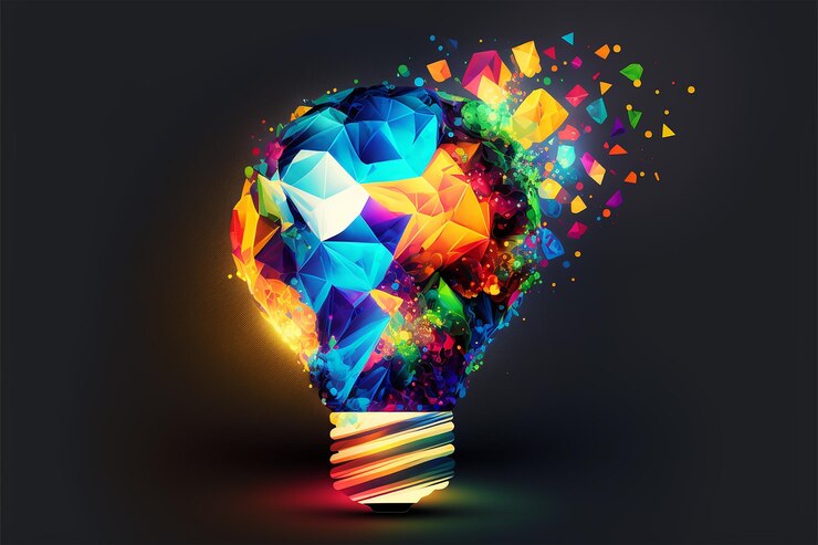 Light bulb, Generative AI Digital Art