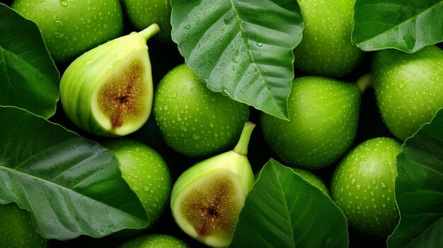 lime fresche e mature da vicino