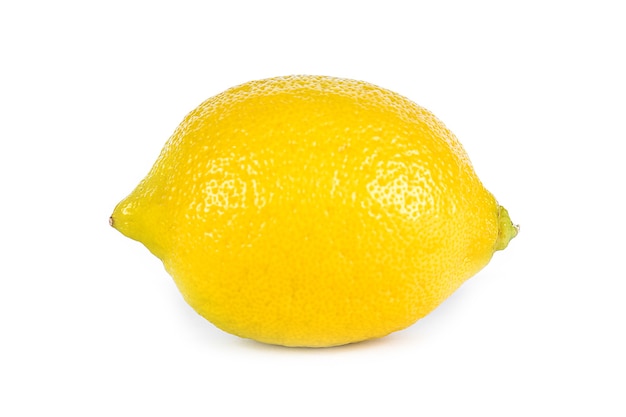 Limone su sfondo bianco isolato