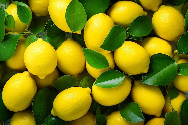 Limoni sfondo di frutta