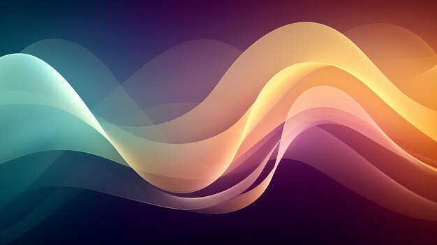 Line art illustrazione su sfondo chiaro Motion line design Vibrant gradient background Design moderno modello astratto Modello di layout di banner Web Sfondo di arte astratta Sfondo bianco