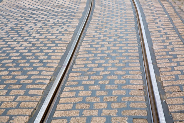 Linea del tram a Mainz, Germania