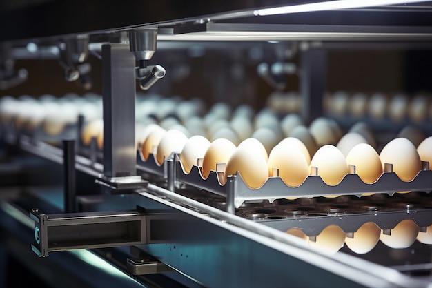 linea dell'industria delle uova