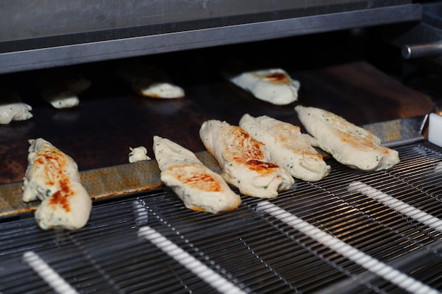 Linea di produzione di filetti di pollo