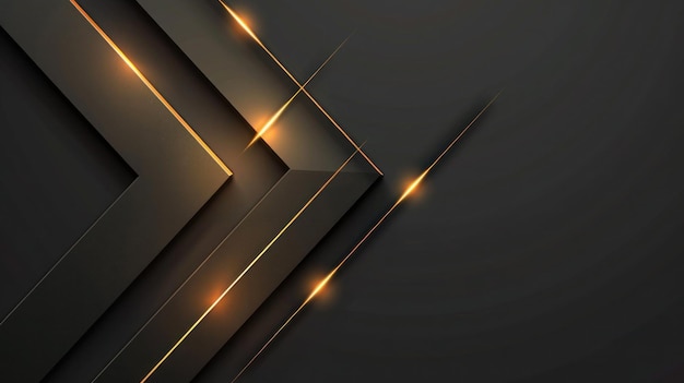 linee astratte su uno sfondo nero