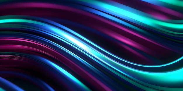 Linee colorate su sfondo nero