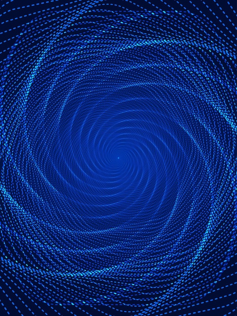 Linee d'ardore a spirale tunnel spazio sfondo astratto