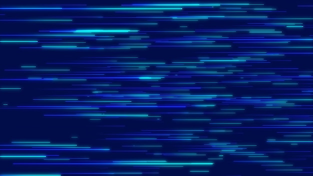 Linee radiali astratte blu sfondo geometrico Fibra ottica del flusso di dati