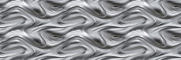 Liquid chrome design glam metal texture luccicante fascino metallico