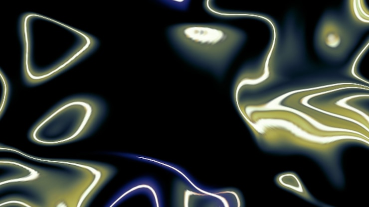 Photo liquid gold flows down gold shimmers in the light premium photo