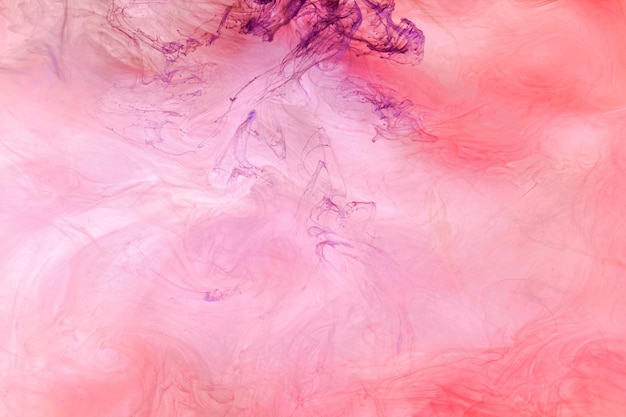 Liquido fluido arte sfondo astratto Rosa danza acrilica dipinge fumo sott'acqua spazio oceanico