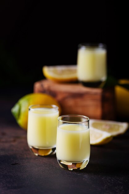 Liquore al limone e panna