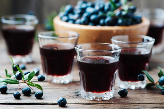 Liquore sardo tradizionale con mirto