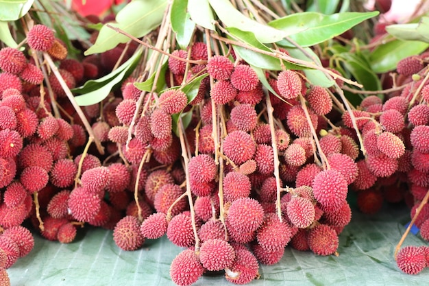 Litchi al mercato