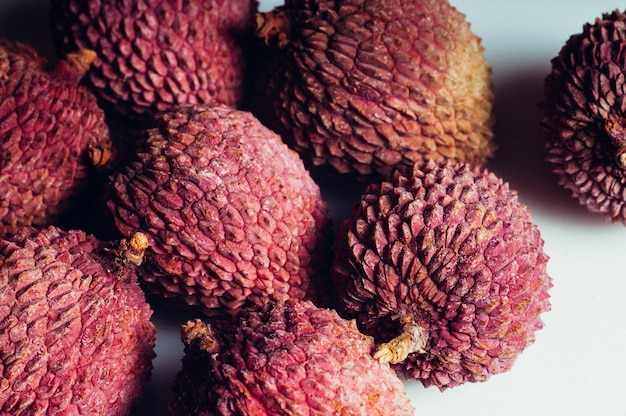 litchi esotici dolci frutti succosi