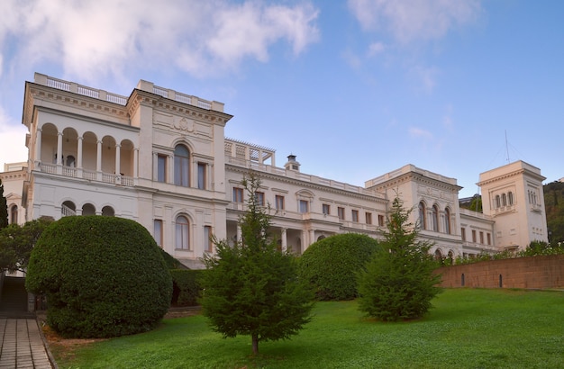 Livadia Palazzo degli imperatori russi in stile italiano bianco