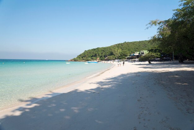 Lo scenario del mare e della costa della Thailandia