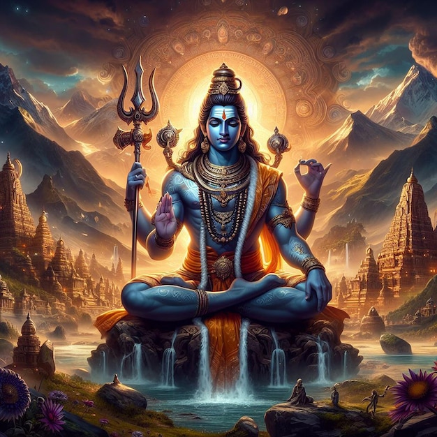 Lo sfondo dell'immagine di Mahadev.