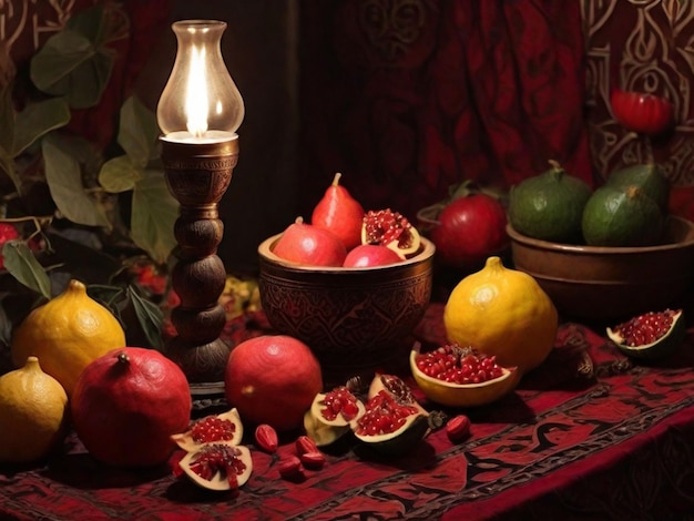 Lo sfondo della notte di Yalda