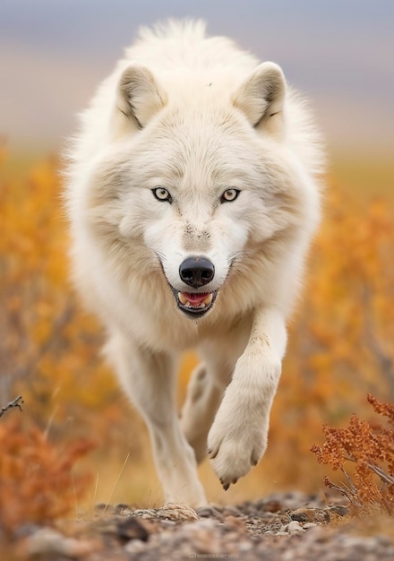 Lo sguardo del lupo un momento di vita nel deserto artico