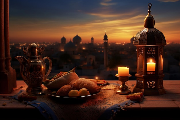 Lo spirito festivo del Ramadan Mubarak