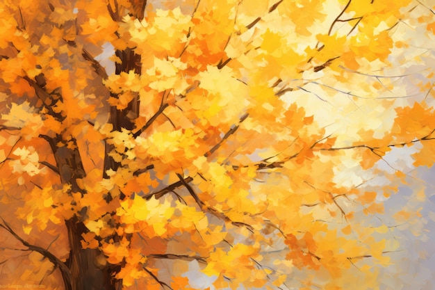 Lo splendore dell'autunno e la tela di colori della natura