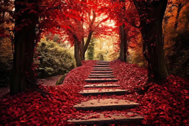 Lo splendore dell'autunno e la tela di colori della natura