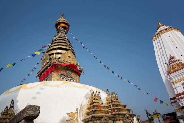 Lo splendore della Pagoda Swayambhunath, Kathmandu, Nepal