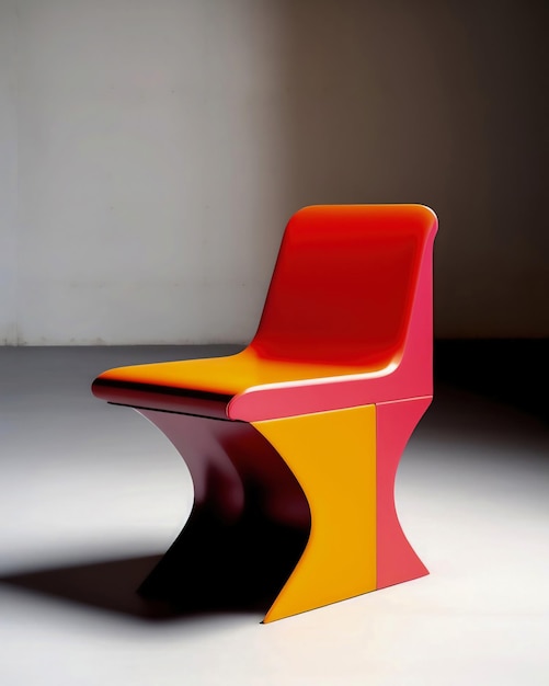 Lo stile all'avanguardia di una sedia bella e moderna