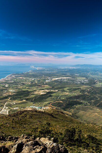 Lo stretto di Gibilterra dalla Sierra Bermeja