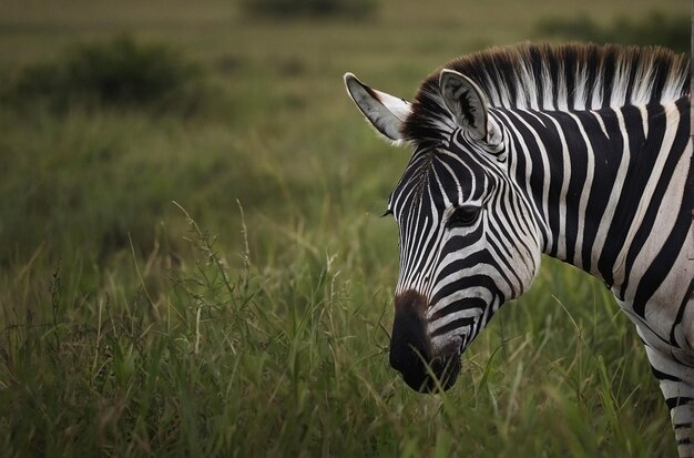 Lo stupefacente primo piano della storia di sopravvivenza delle zebre solitarie tra lussureggianti praterie