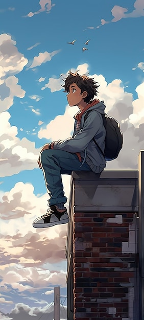 Lofi anime boy