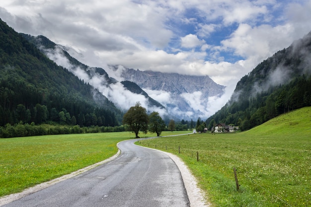 Logar valley in Slovenia