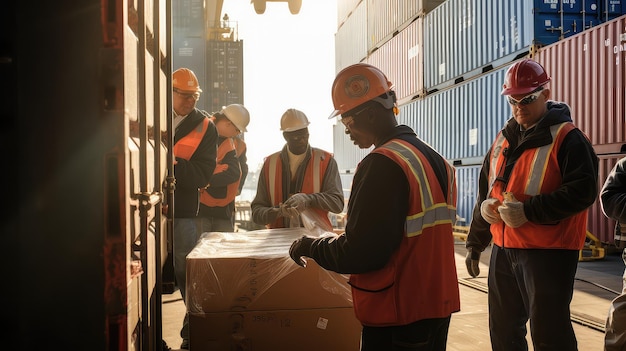 Logistica merci carico navale