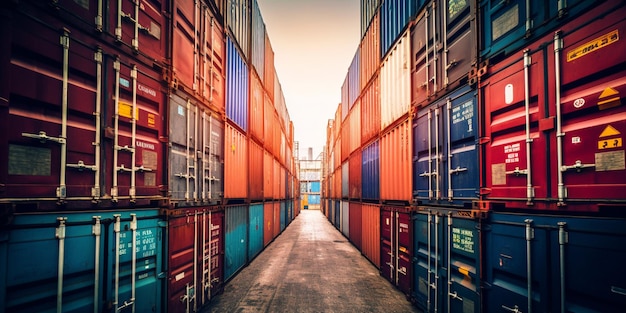 Logistica nel container Mondo Globalizzato