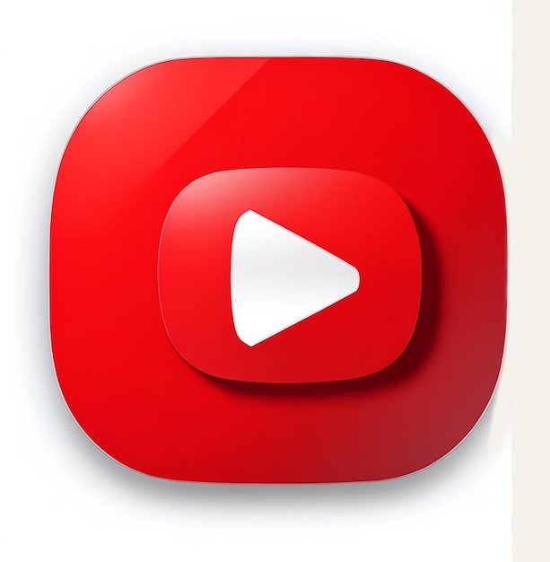 Logo 3D di Youtube