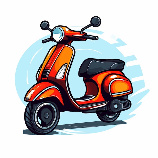 Logo animato della vespa