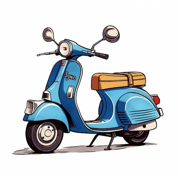 Logo animato della vespa